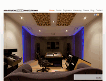 Tablet Screenshot of matthewgraymastering.com